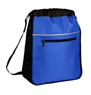 Large 13x16inch Expandable Drawstring Bags Backpack Rucksack School Work Travel