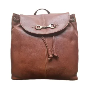 Mala Leather Tan Steed Backpack