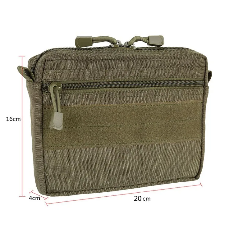 Nylon Outdoor Portable Commuter Sundries Storage Travel Bag(Mud)