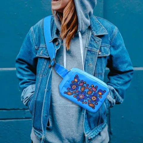 Oscardo Hip Pack - Norval Morrisseau: Flowers & Birds