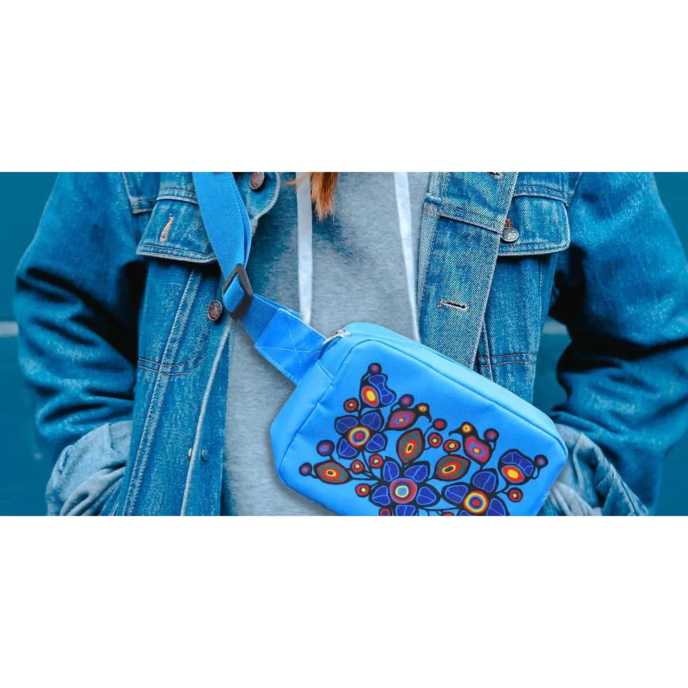 Oscardo Hip Pack - Norval Morrisseau: Flowers & Birds