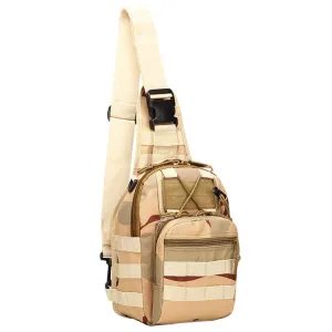 Outdoor Multipurpose Unisex 600D Militaryl Backpack Camping Hiking Hunting Camouflage Backpack Bag, Size: 30*22*5.0cm (Camouflage)