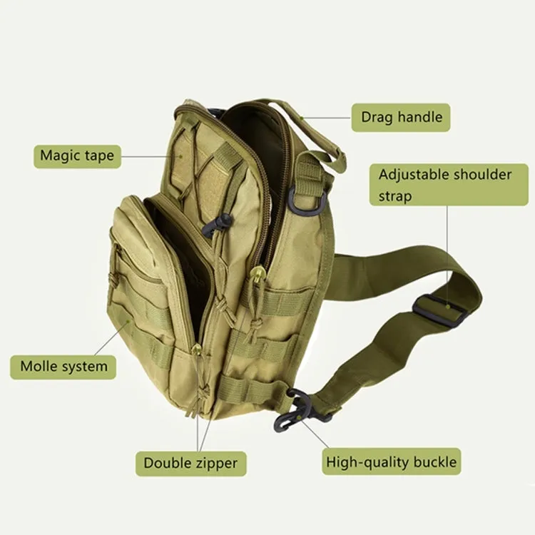 Outdoor Multipurpose Unisex 600D Militaryl Backpack Camping Hiking Hunting Camouflage Backpack Bag, Size: 30*22*5.0cm (Camouflage)