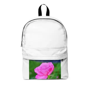 Pink Flower Unisex Classic Backpack