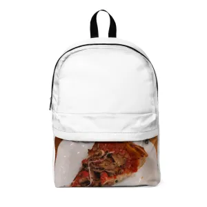 Pizza on Plate Unisex Classic Backpack