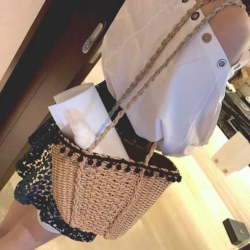 Pompom Bohemian Cute Shoulder Bag