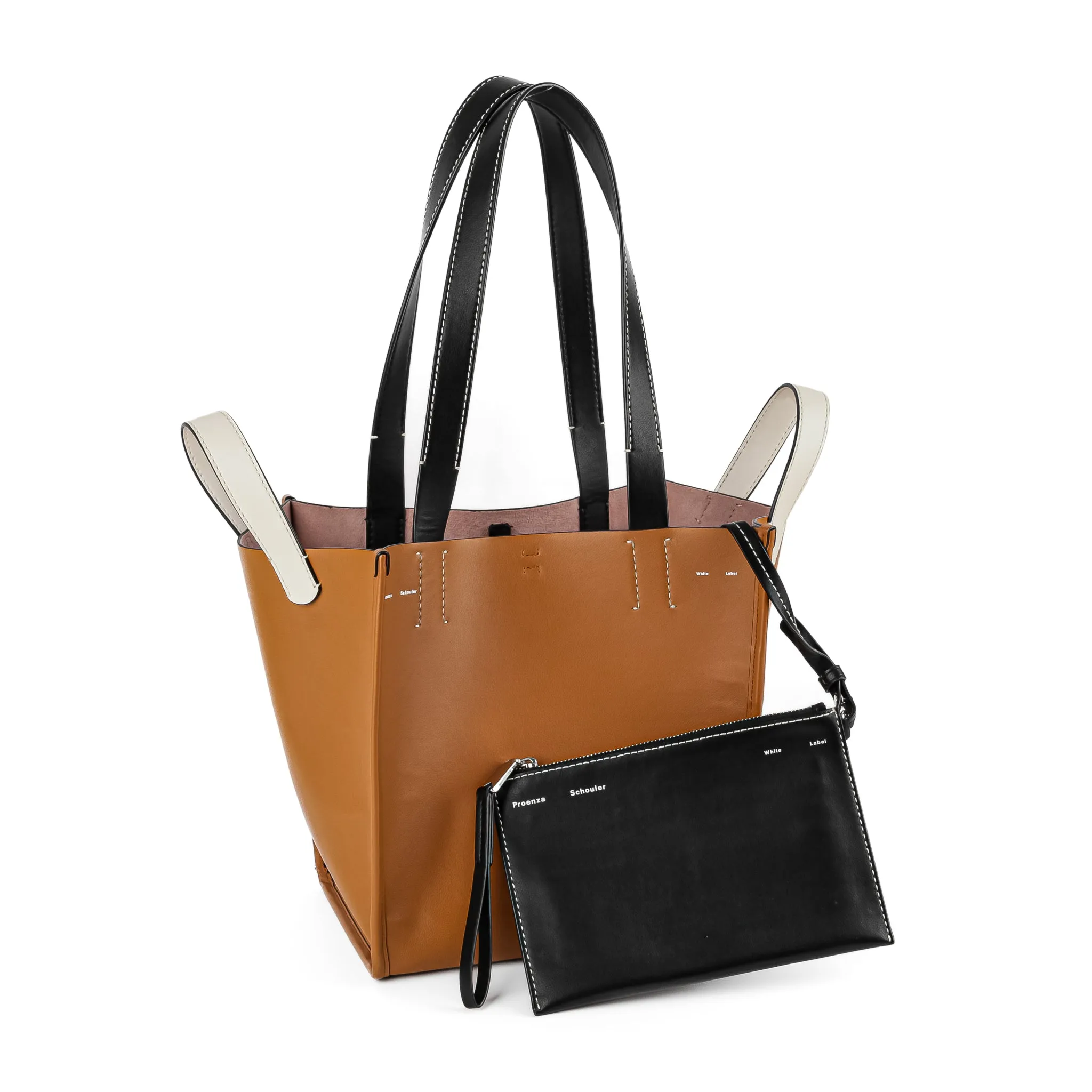 PROENZA SCHOULER White Label Mercer Tote - Tan Vegan Leather