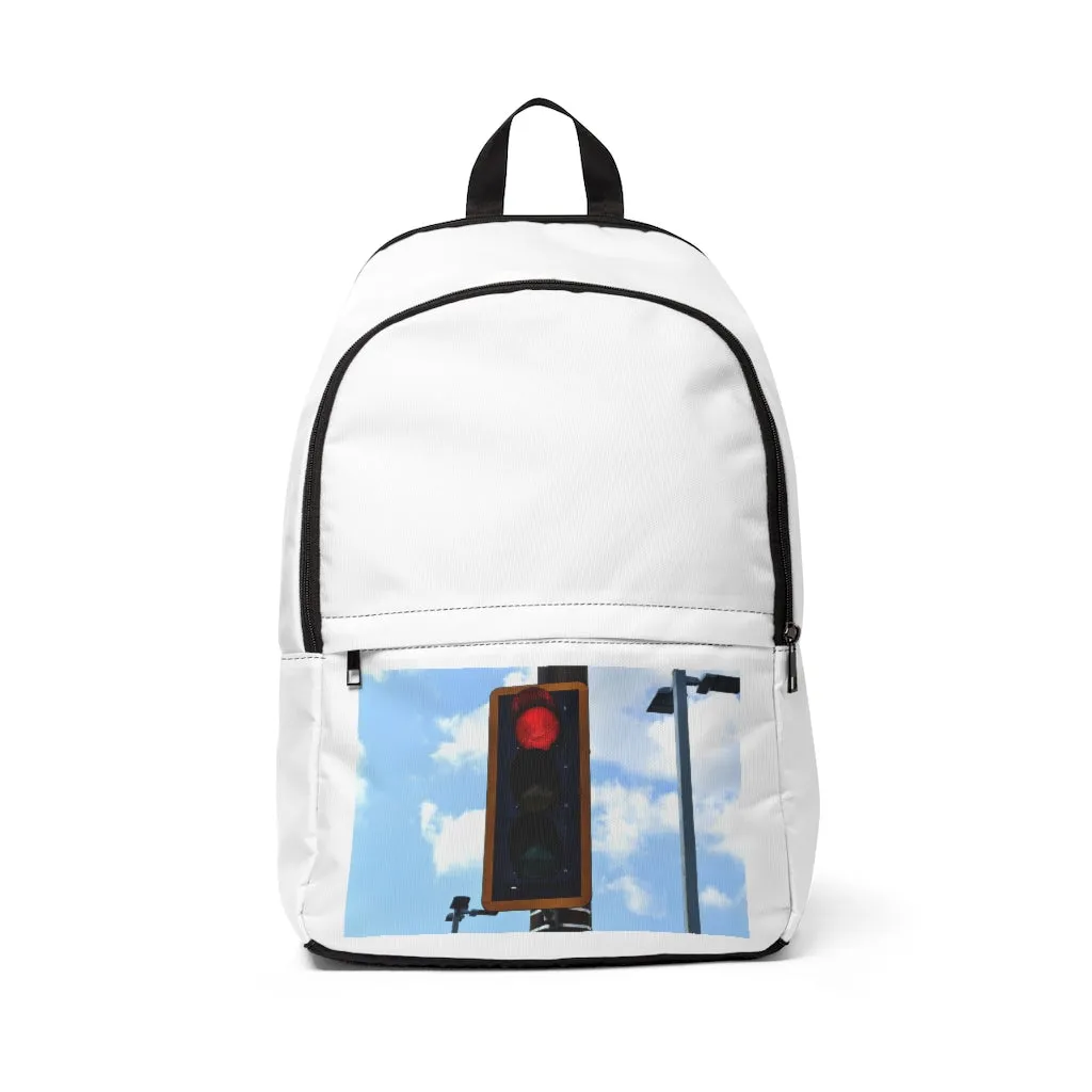 Red Light Unisex Fabric Backpack