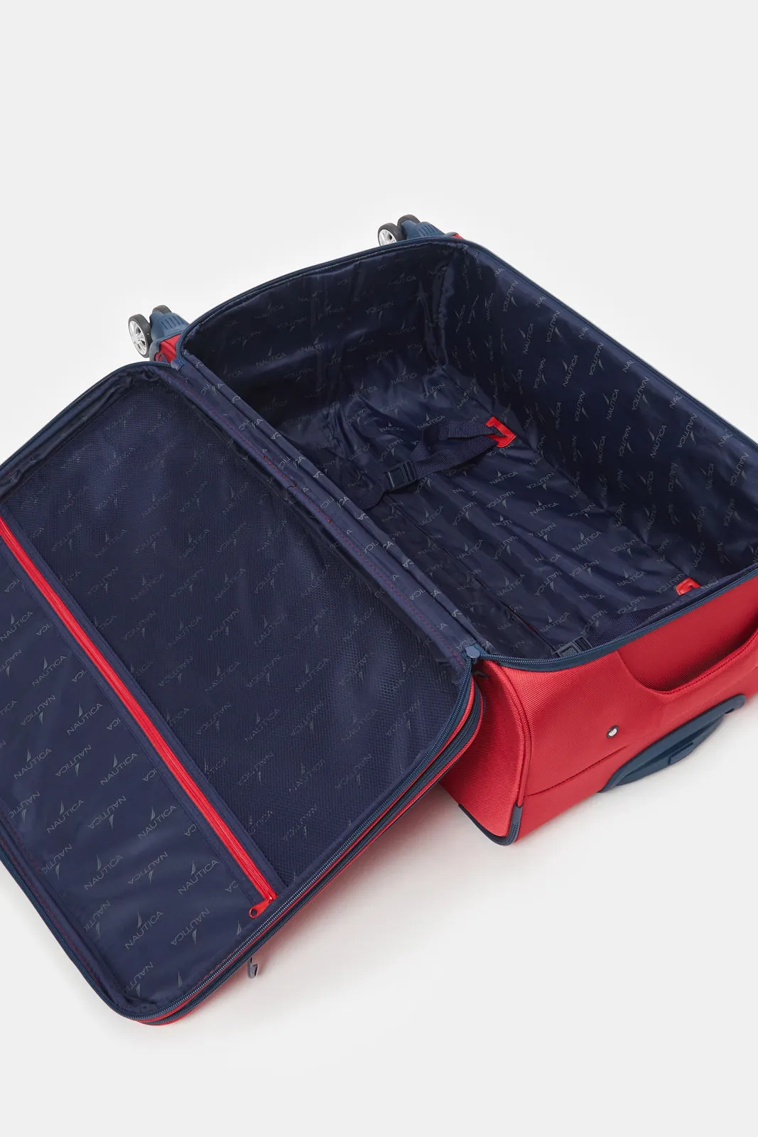 Red Nautica Soft Luggage Trolley (28Inch)