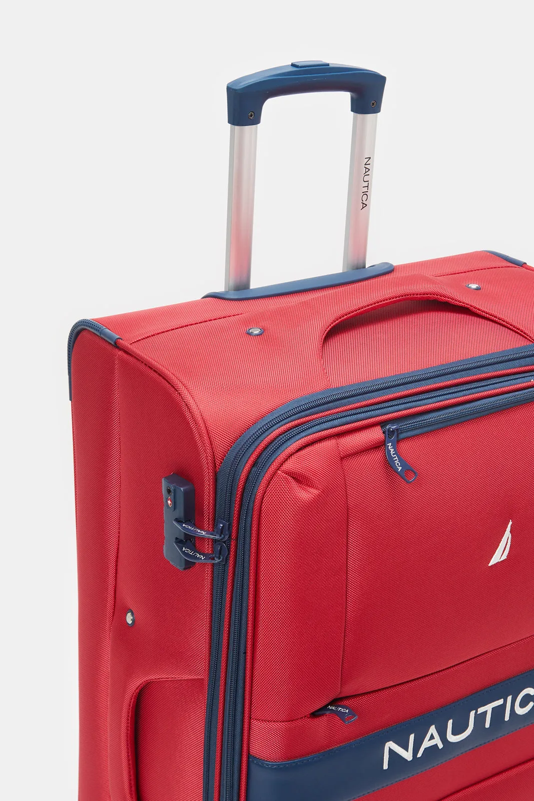 Red Nautica Soft Luggage Trolley (28Inch)