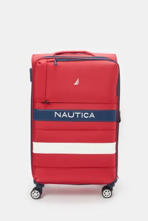 Red Nautica Soft Luggage Trolley (28Inch)