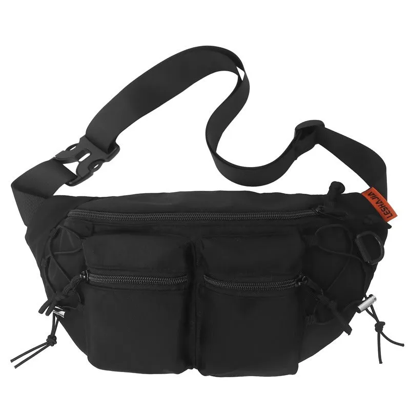 Retro Outdoor Portable Multi-Pocket Function Bag