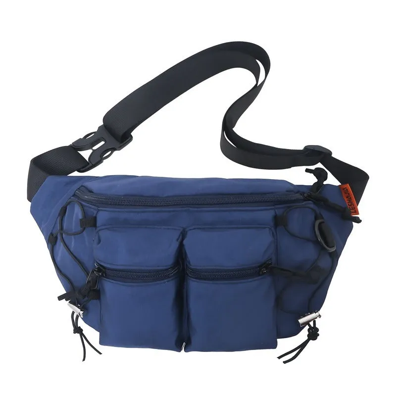 Retro Outdoor Portable Multi-Pocket Function Bag