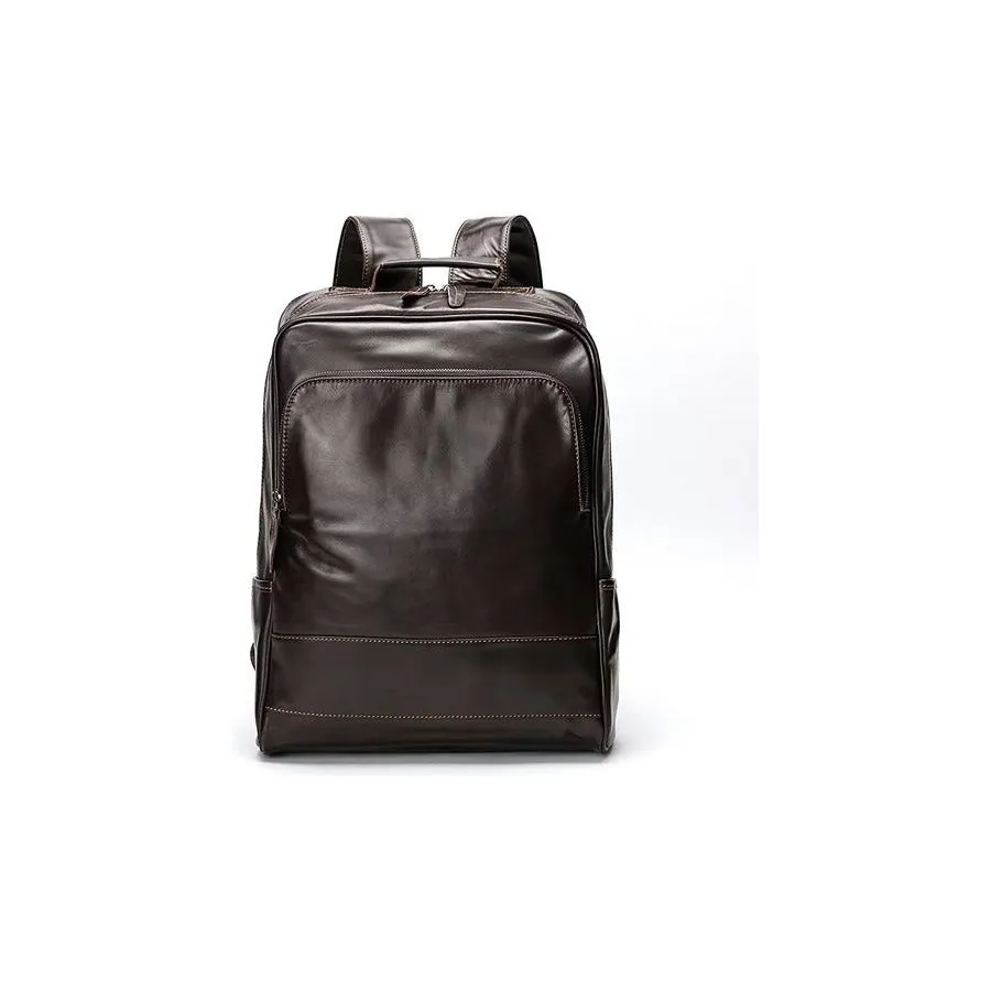 RetroLuxe Chic Leather Backpack