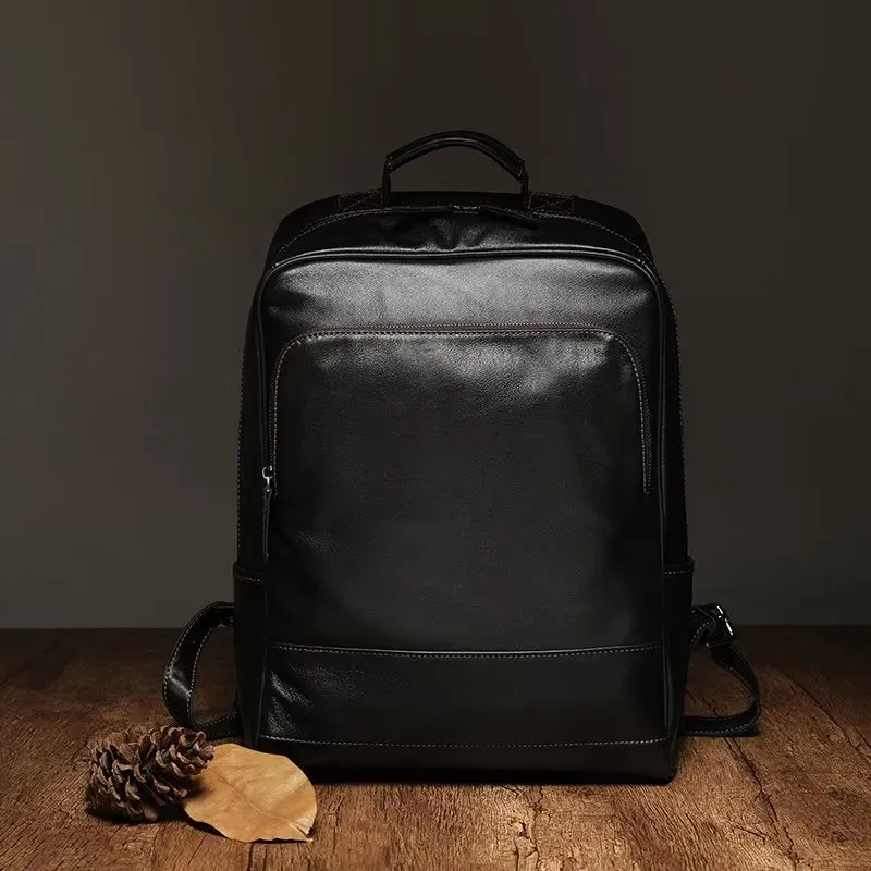 RetroLuxe Chic Leather Backpack