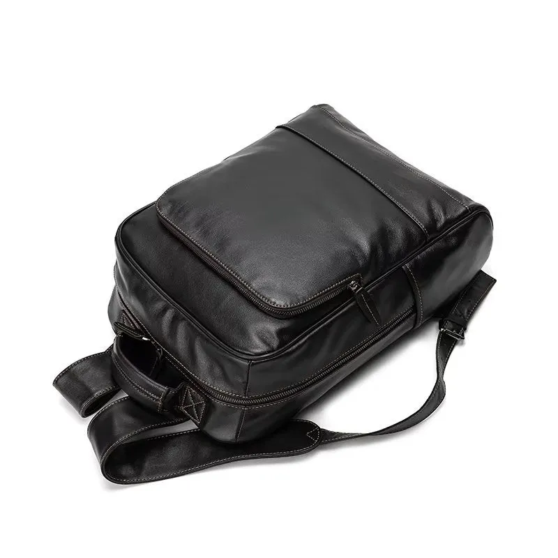 RetroLuxe Chic Leather Backpack