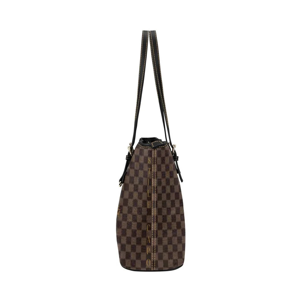 STILE CAPO QUEEN BROWN TOTE BAGE.