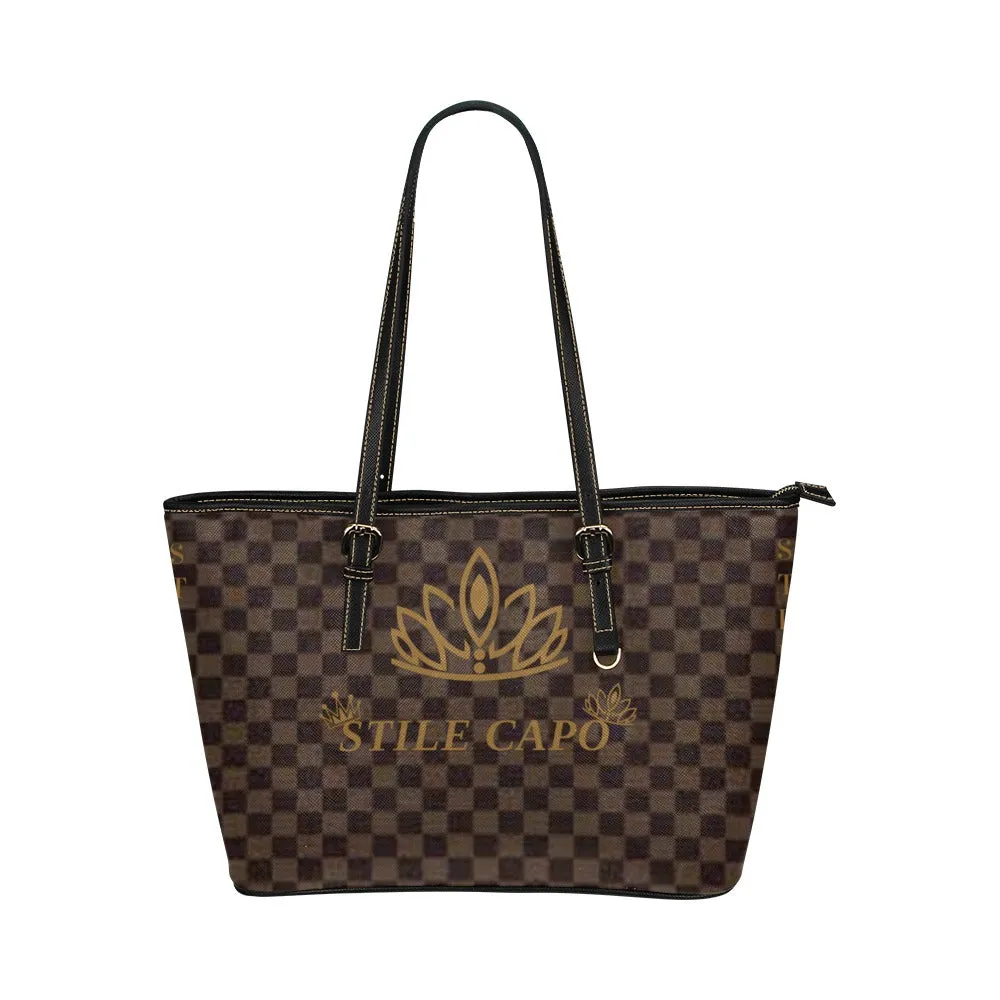 STILE CAPO QUEEN BROWN TOTE BAGE.